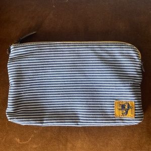 Striped Pouch / Makeup Bag